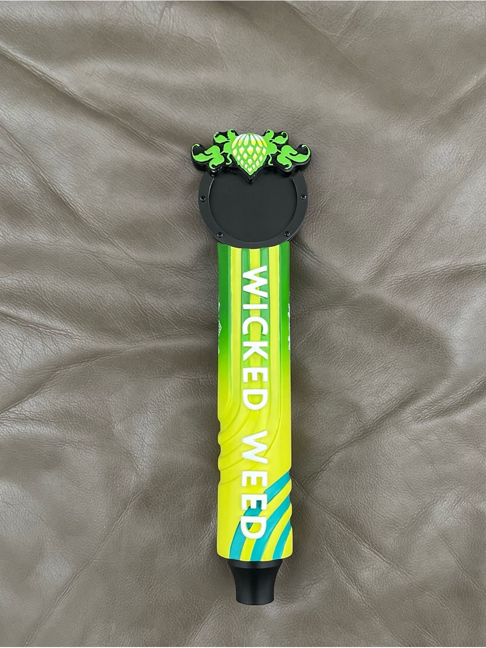 Wicked Weed beer tap handle